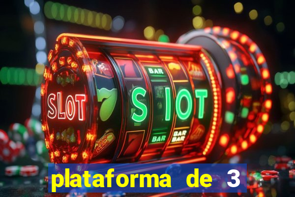 plataforma de 3 reais jogo